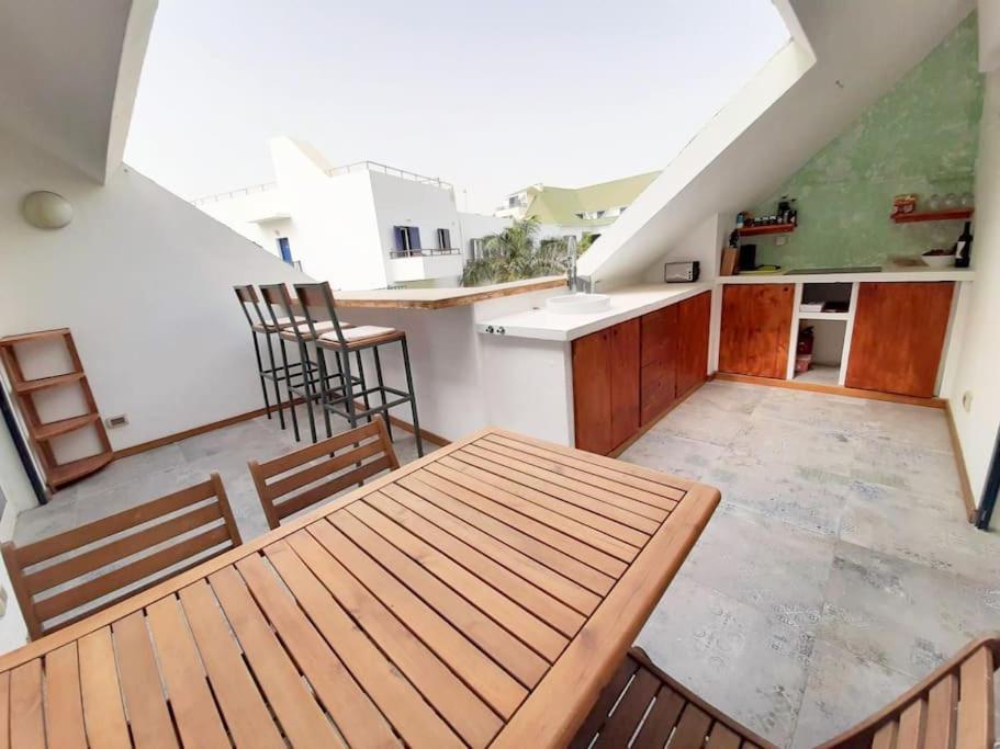 Penthouse With Rooftopbar, Fiber Wifi, Next To The Beach! Santa Maria Exterior foto