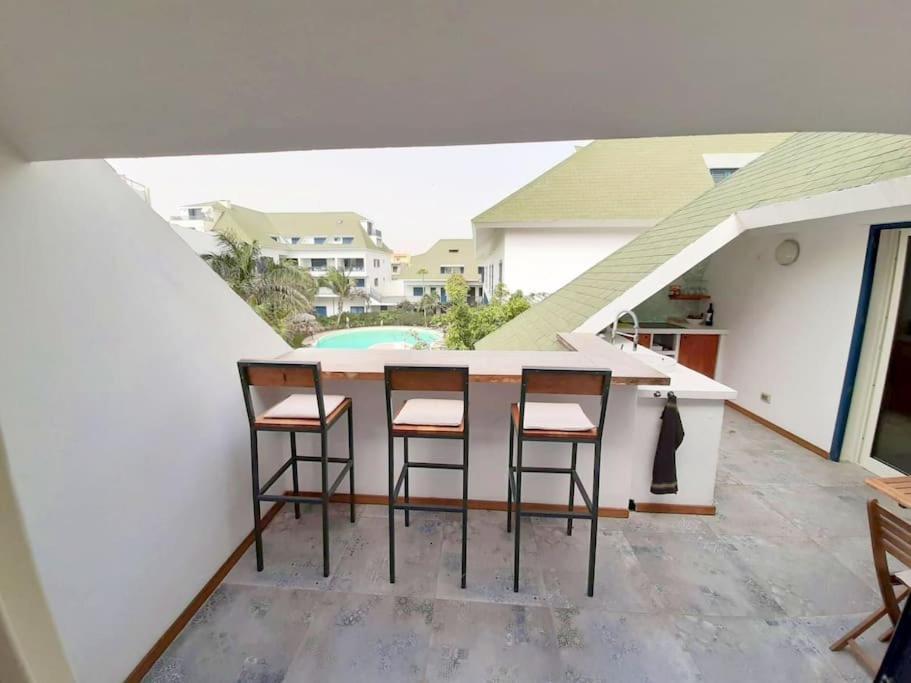 Penthouse With Rooftopbar, Fiber Wifi, Next To The Beach! Santa Maria Exterior foto